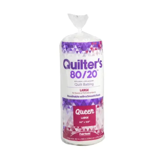 Fairfield&trade; Quilter's 80/20&trade; 90" x 108" Queen Quilt Batting {1}