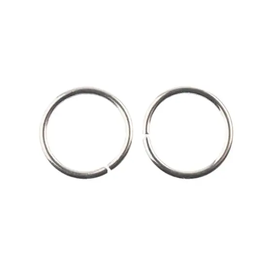 John Bead Must Have Findings 10mm Jump Rings, 100ct. Silver {4}