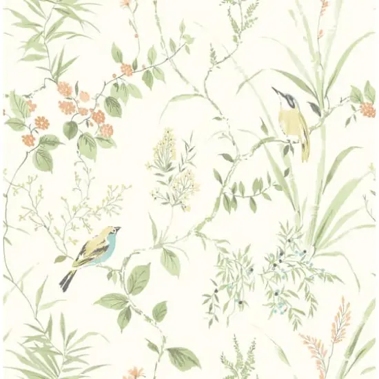 NuWallpaper Sage Songbird Peel & Stick Wallpaper {1}