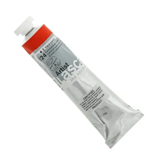 Lascaux Artist Acrylic Paint, 45mL 124 Cadmium Orange Deep {1}