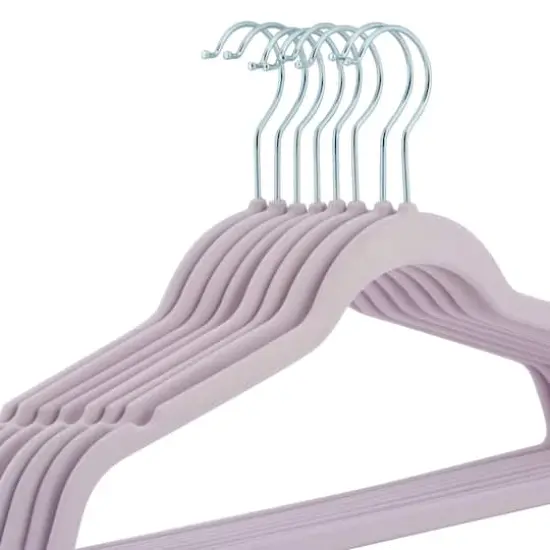 Laura Ashley Slim Velvet Hangers, 25ct. Lavender {7}
