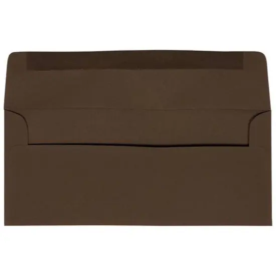 JAM Paper #10 Business Premium Chocolate Brown Straight Flap Envelopes, 50ct. {3}