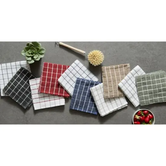 Artichoke Combo Windowpane Dishcloth, 6ct. {9}