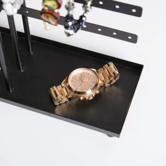 DII&reg; 3-Tier Jewelry Organizer Black {5}