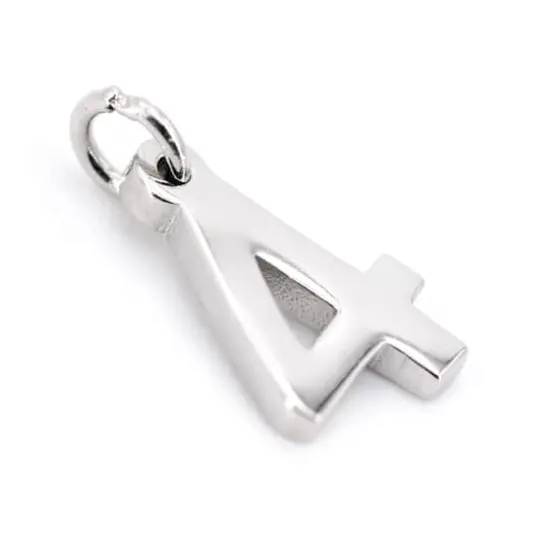 Sterling Silver Number Charm by Bead Landing&trade; 4 {8}