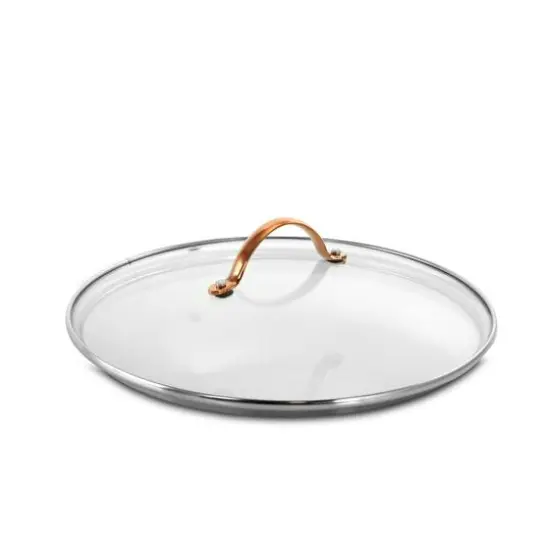 Oster Allsberg 3.5qt. Aluminum Sauté Pan With Lid Set & Bronze Handles {5}