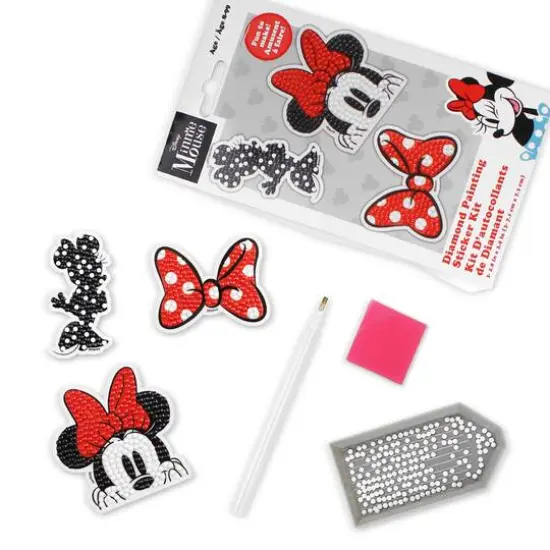 Camelot&reg; Dots DOTZIES&reg; Minnie Mouse Icon Diamond Painting Sticker Kit, Round Diamonds {5}