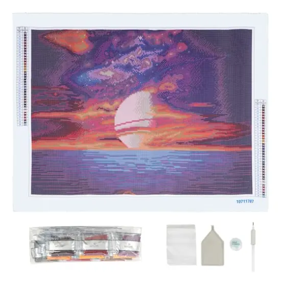 Planet Sunset Diamond Art Kit by Make Market&reg; {3}