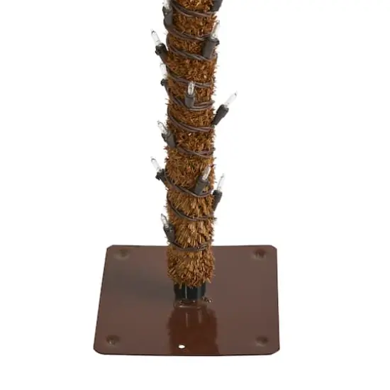 4ft. Pre-Lit Christmas Palm Artificial Tree with Warm White LED Lights {5}