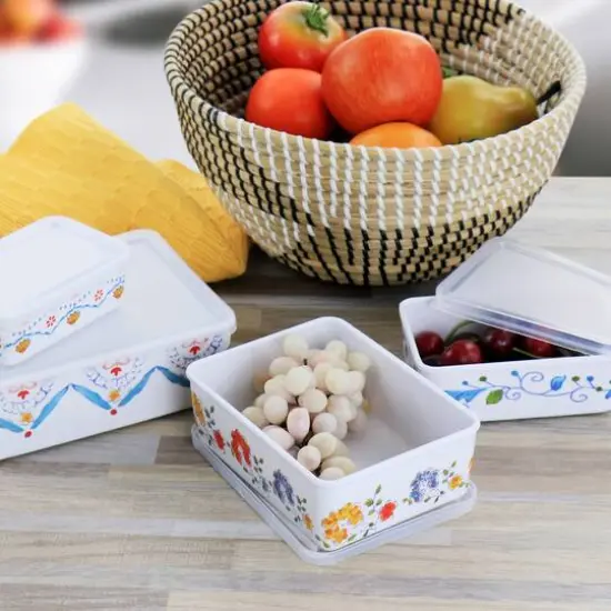 Gibson Home&reg; 8-Piece Anaya Rectangular Nesting Food Storage Set {8}