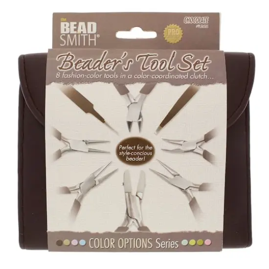 The Beadsmith&reg; Fashion Color Plier Set & Clutch Chocolate {5}