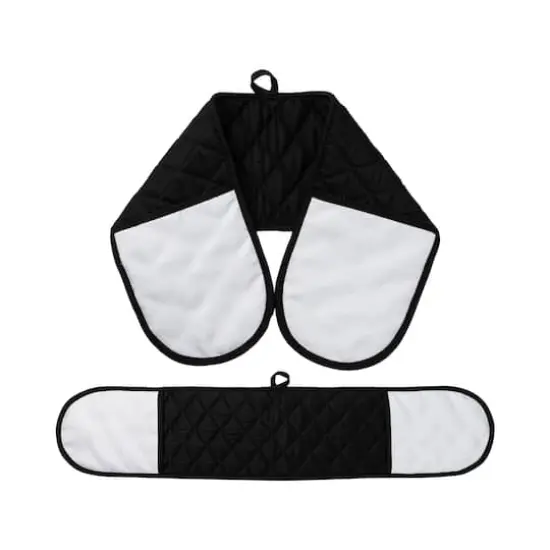 Craft Express Pot Holder Double Mitt With Pockets Set {1}