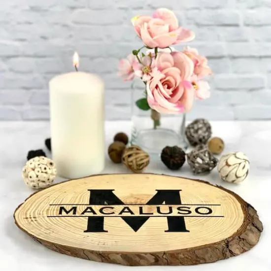 ArtSkills 10" Unfinished Natural Wood Slice {4}