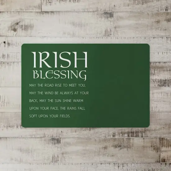 Irish Blessing 18" x 27" Floor Mat {3}