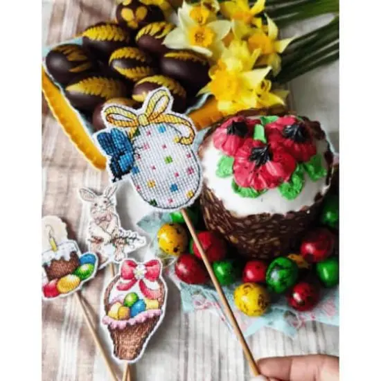 MP Studia Easter Joy Plastic Canvas Counted Cross Stitch Kit {8}