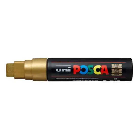 Uni Posca PC-17K Extra Broad Paint Marker Gold {1}