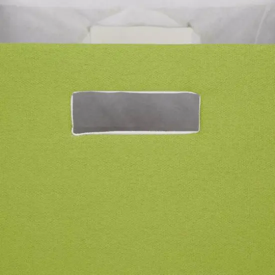 DII&reg; 13" Polyester Solid Storage Cube Avocado {6}