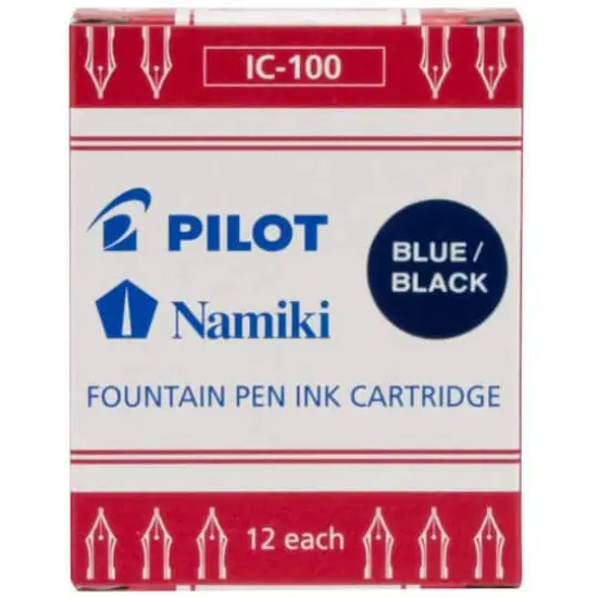 Pilot&reg; Namiki&reg; Blue & Black Ink Cartridges, 12ct. {1}