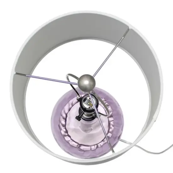 Lalia Home Classix Ceramic Droplet Table Lamp Purple {9}