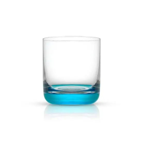 JoyJolt® 10oz. Hue Colored Double Old Fashion Whiskey Glass Tumblers, 6ct. {4}