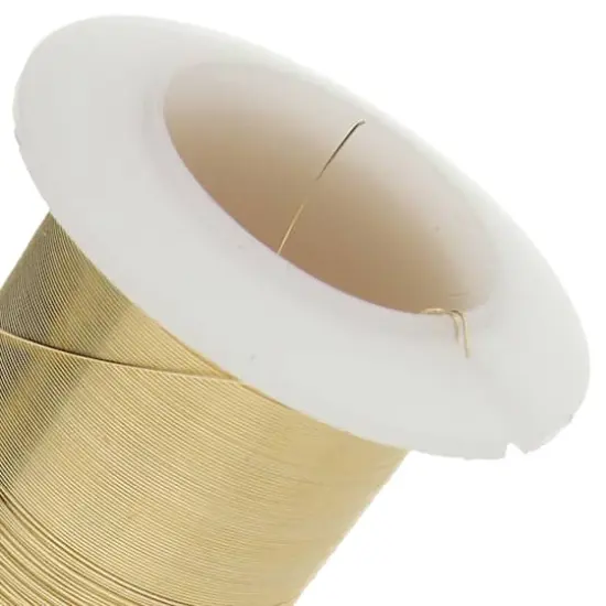 The Beadsmith&reg; Wire&trade; Elements 30 Gauge Tarnish-Resistant Wire Gold {5}