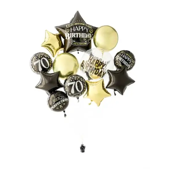 Better with Age Foil Balloon Bundle 70 years {3}
