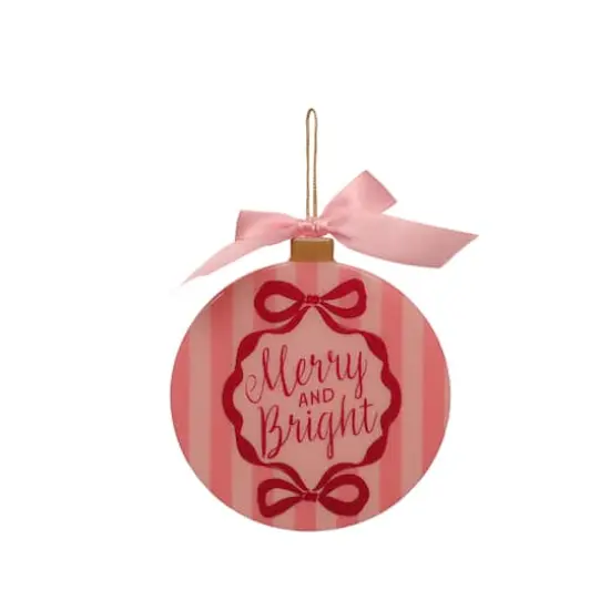 5" Pink Merry & Bright Wall D&eacute;cor by Ashland&reg; {1}