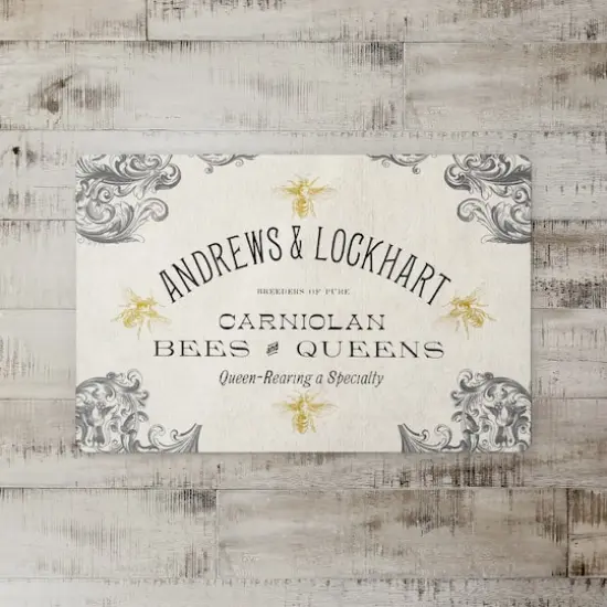 Carniolan Bees And Queens 27" x 18" Floor Mat {1}