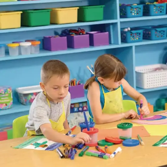 Creativity Street&reg; No-Spill Round Paint Cups with Colored Lids, 2 Packs of 10 {8}