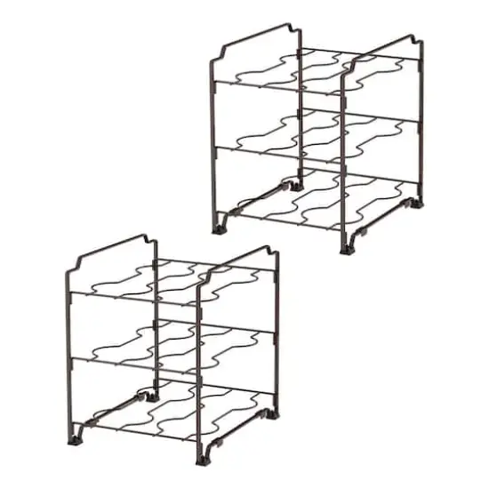 NEX&trade; Kitchen Wrap Organizer Rack, 2ct. Brown {1}