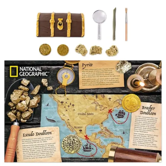 National Geographic &trade; S.T.E.M. Gold Doubloon Dig Kit {3}