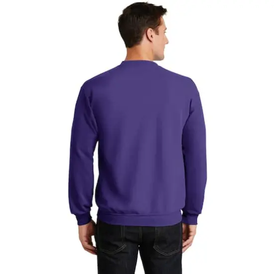 Port & Company&reg; Brights Core Fleece Crewneck Sweatshirt Purple {6}