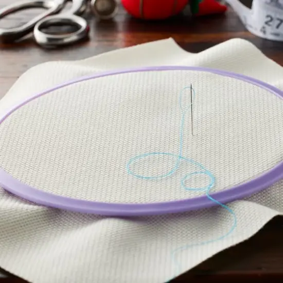 Charles Craft&reg; Gold Standard&reg; 14 Count Antique White Aida Cross Stitch Fabric, 20" x 24" {3}