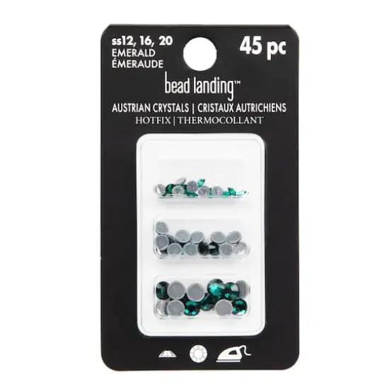 Hotfix Austrian Crystals Mix by Bead Landing&trade;, 45ct. Green {5}