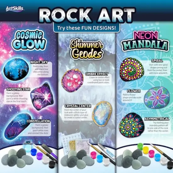 ArtSkills&reg; Rock Painting Kit for Kids {4}