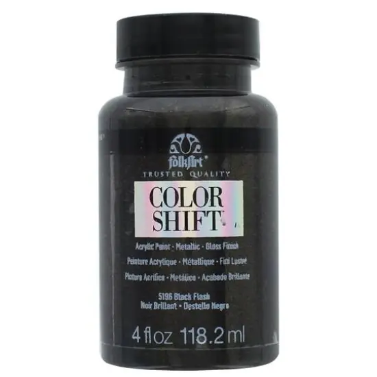 FolkArt&reg; Color Shift&trade; Acrylic Paint, 4oz. Black {1}
