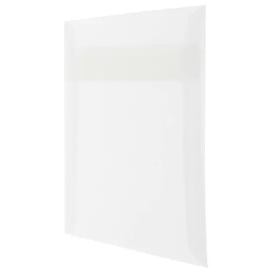 JAM Paper 8" x 8" Square Translucent Vellum Invitation Envelopes, 25ct. Clear {4}