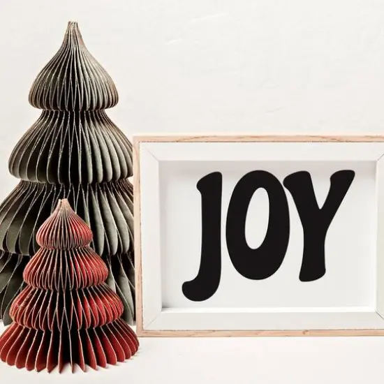 Leisure Arts&reg; Vinyl Matte Black Joy Decal {3}