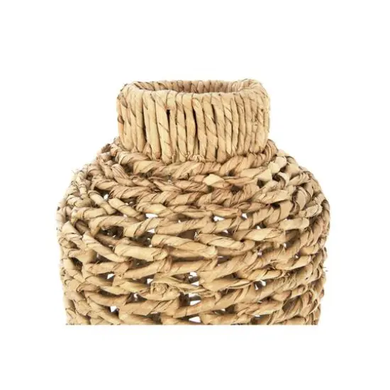 Hello Honey&reg; 22" Handwoven Water Hyacinth & Rattan Floor Vase {8}