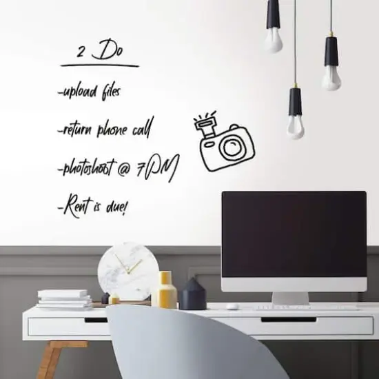 RoomMates Dry Erase Peel & Stick Wallpaper {4}