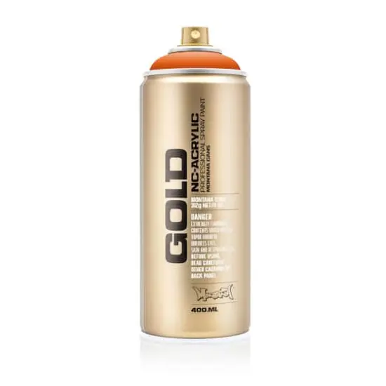 Montana&trade; Gold Acrylic Professional Spray Paint G2080 Pure Orange {5}