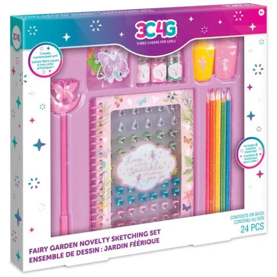 Make It Real&trade; 3C4G&reg; Fairy Garden Novelty Sketching Set {7}