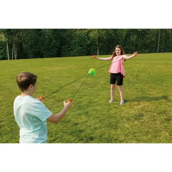 Toysmith&reg; GO!&trade; Zip Ball Zip Line Football {3}
