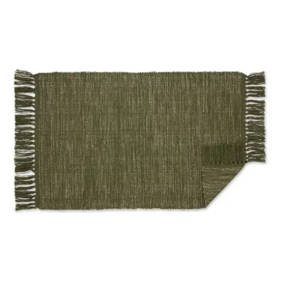 DII&reg; 2-Tone Ribbed Rug, 2ft. x 3ft. Sage/Off White {5}