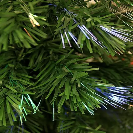 3ft. Fiber Optic Color Changing Artificial Christmas Tree with White Snowflakes {5}