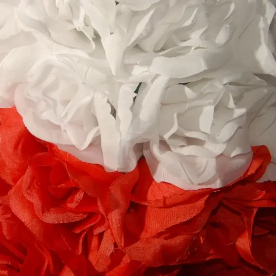 18" Patriotic Rose Wreath {5}