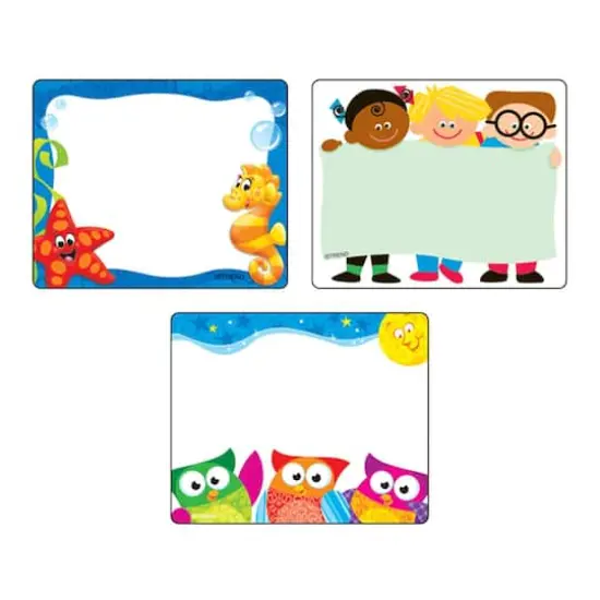 Trend Enterprises® Friendly Faces Terrific Labels™ Variety Pack, 3 Packs of 36 {1}