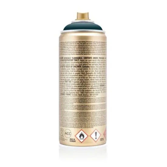 Montana&trade; Gold Acrylic Professional Spray Paint G5160 Deep Sea {7}