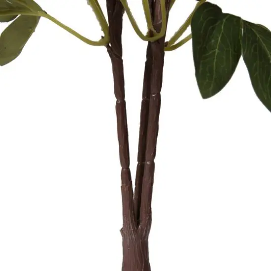 23" Artificial Brush Pink Peony Spray with 6 Flowers {8}