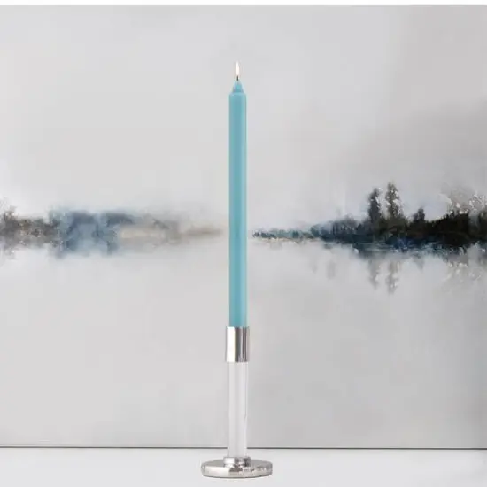 Root Candles Arista&trade; 12" Smooth Taper Candles, 12ct. Sky {4}